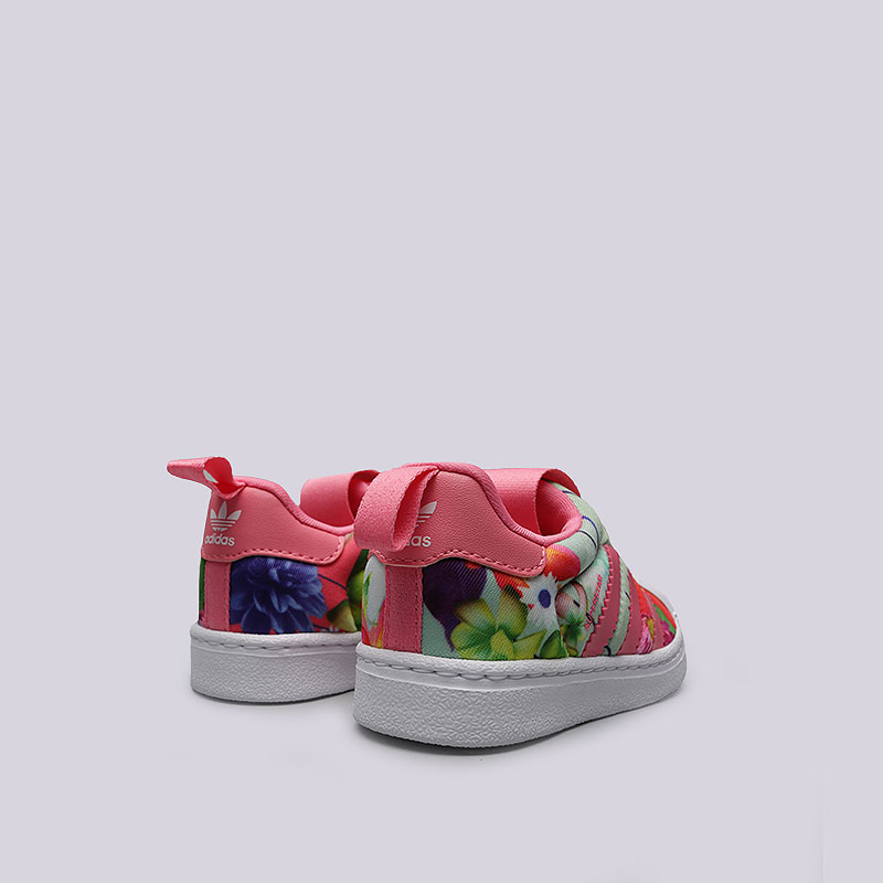 детские розовые кроссовки adidas Seperstar 360 I CQ2578 - цена, описание, фото 4